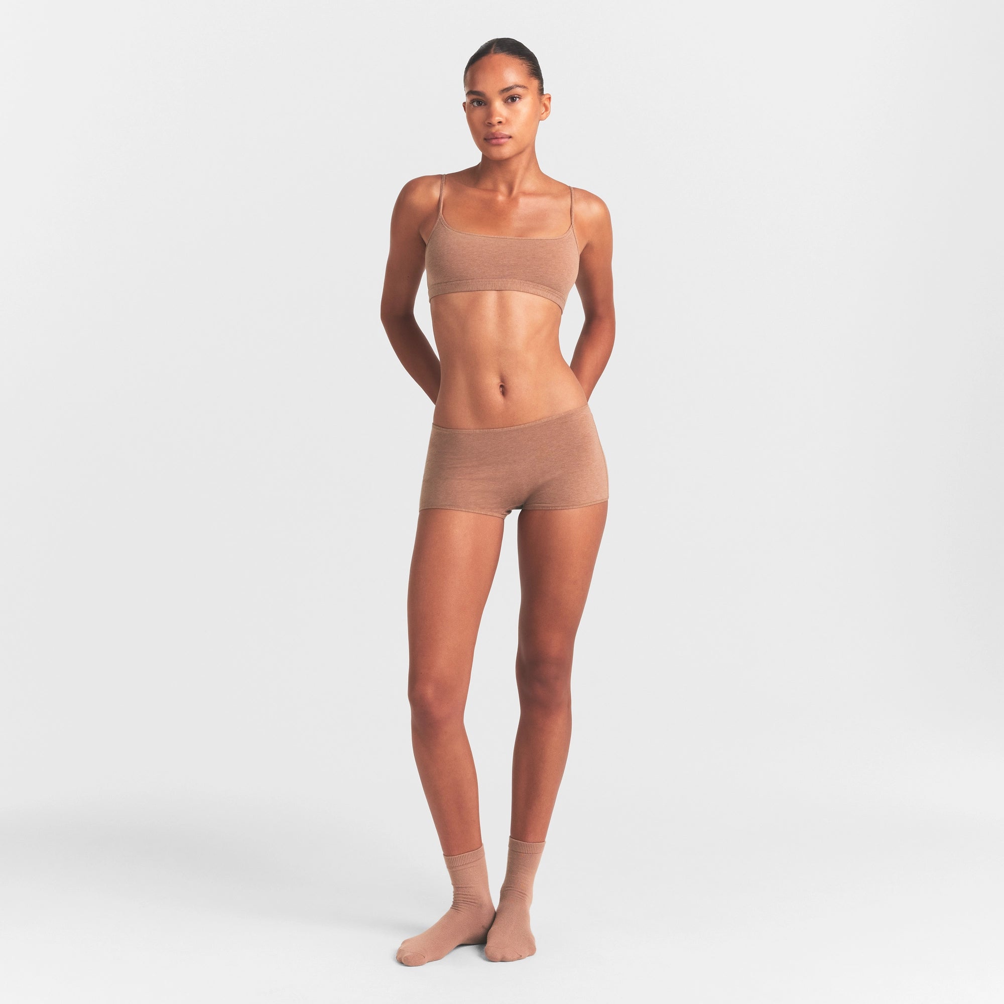 EVERYDAY COTTON BOY SHORT | SIENNA HEATHER thumbnail 2