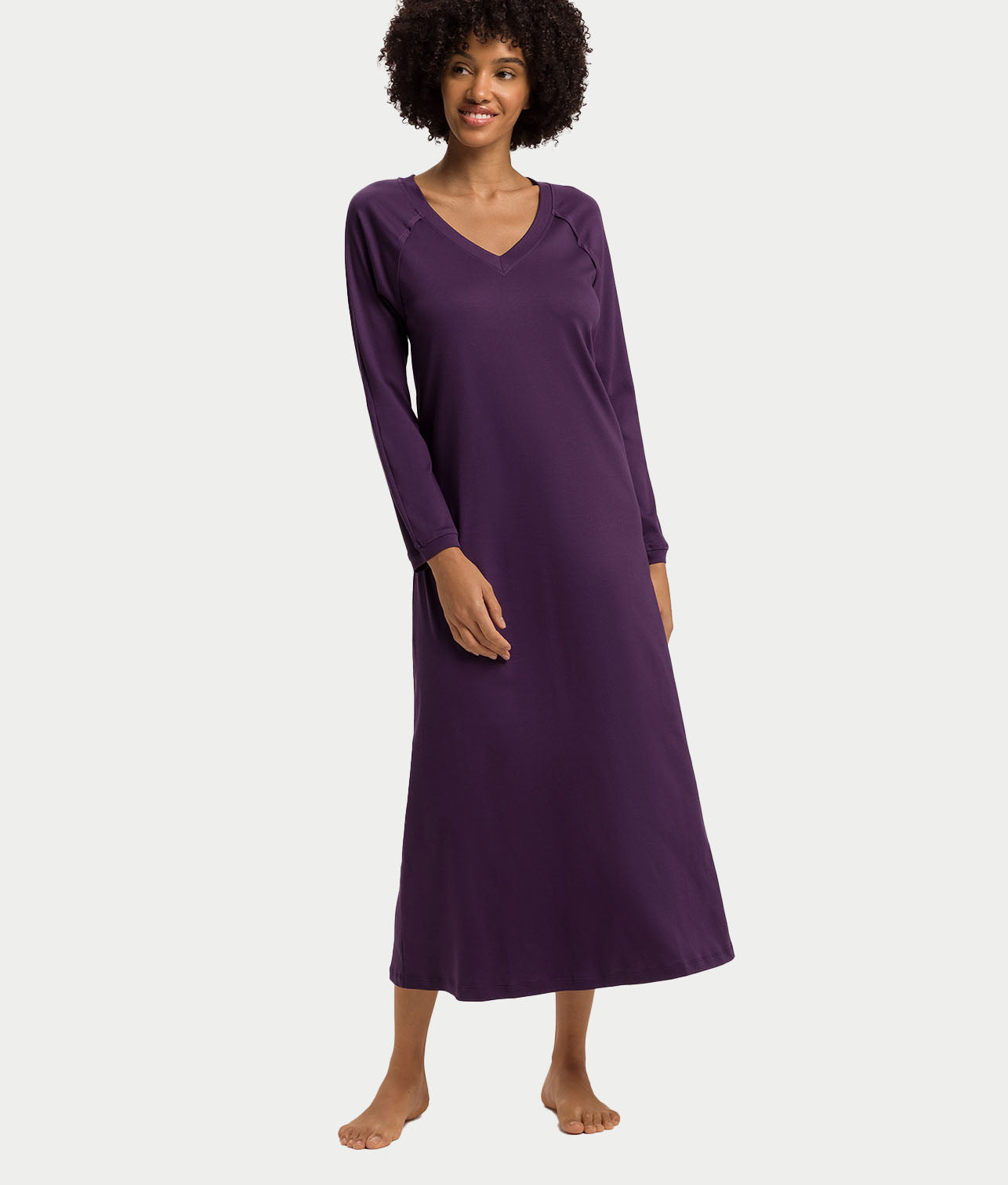 Pure Essence V-Neck Cotton Nightgown