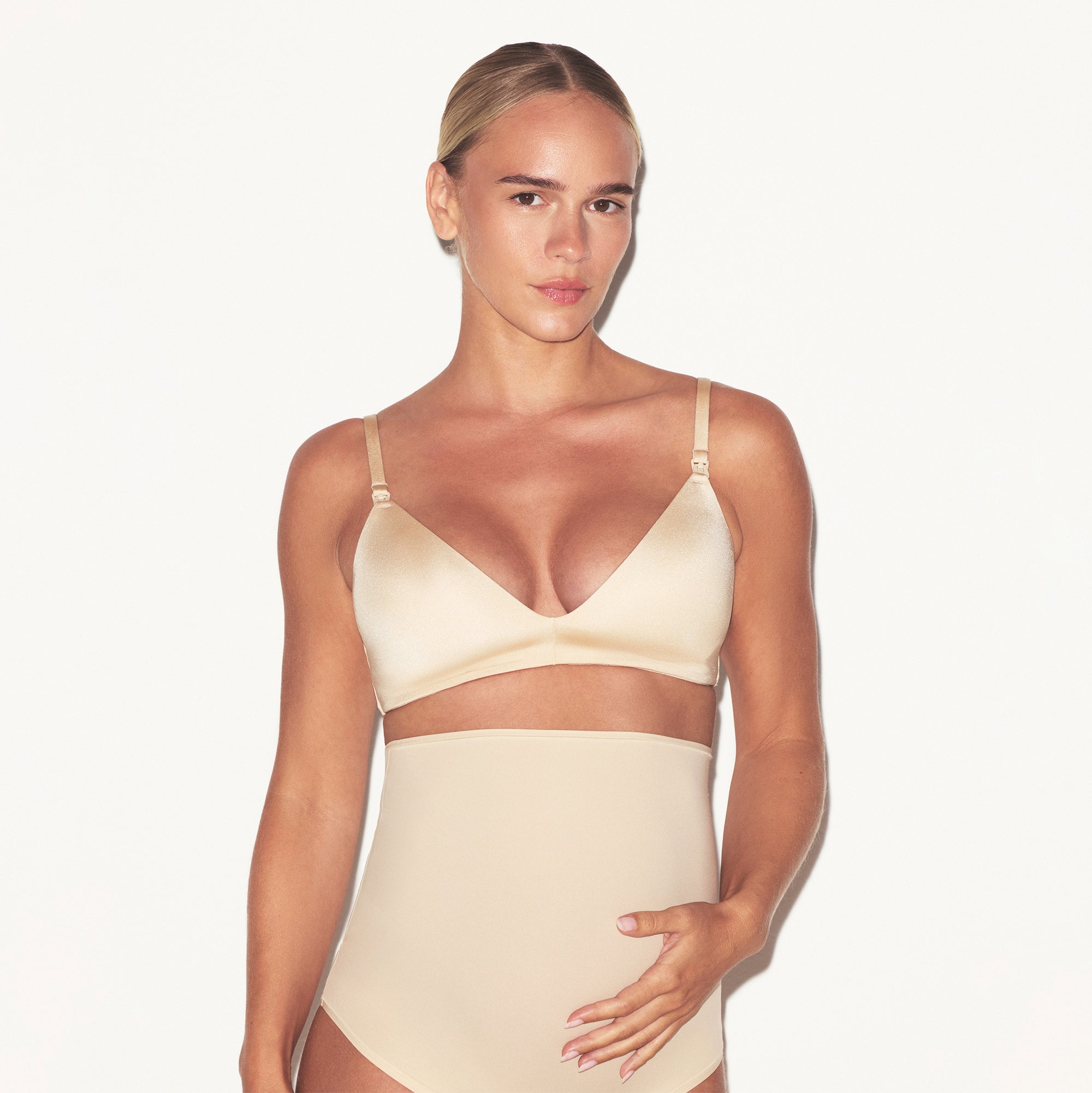 WIRELESS FORM MATERNITY NURSING BRA | SAND thumbnail 3