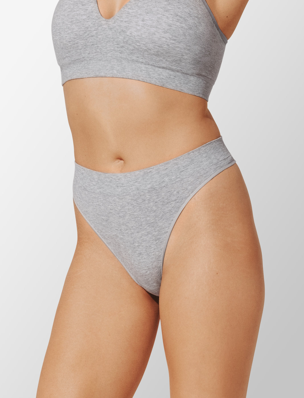 Seamless Stretch Cotton Thong - 2 Pack thumbnail 2