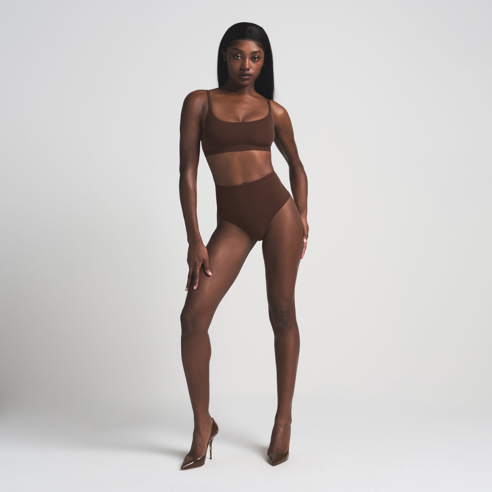 FITS EVERYBODY HIGH-WAISTED THONG | COCOA thumbnail 2
