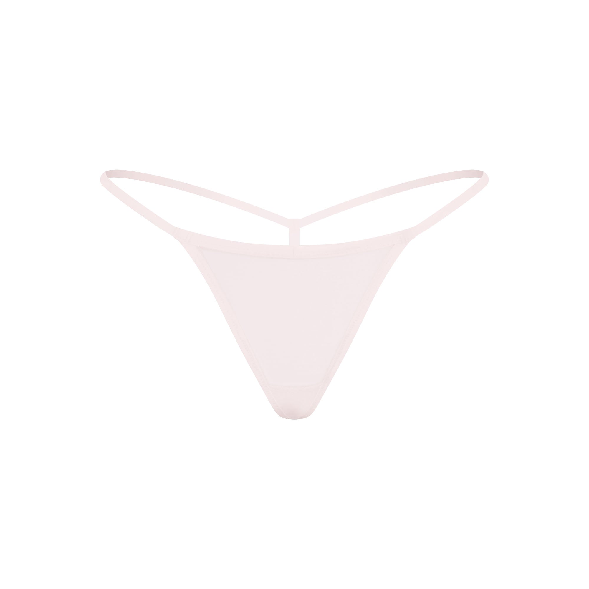 ULTRA FINE MESH DEEP MICRO THONG | BARELY PINK