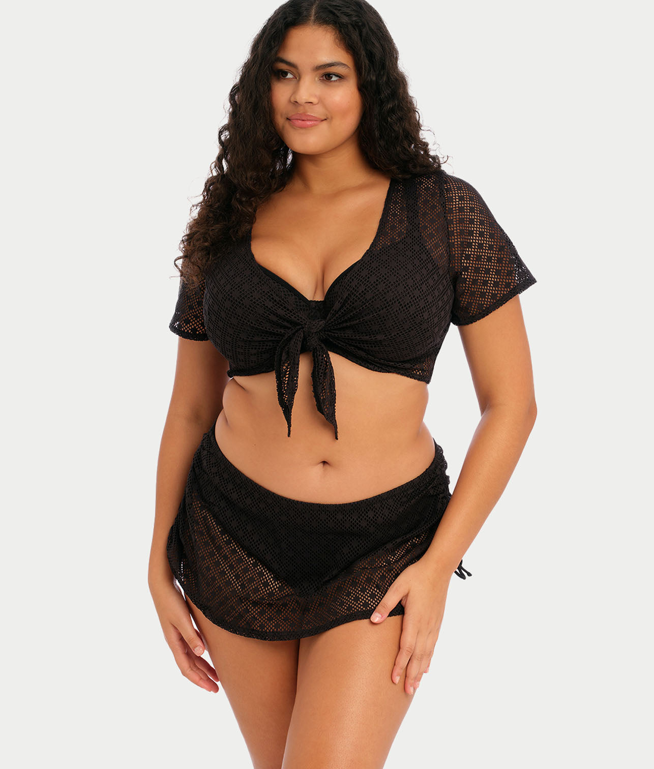 Plus Size Bazaruto Skirted Bikini Bottom