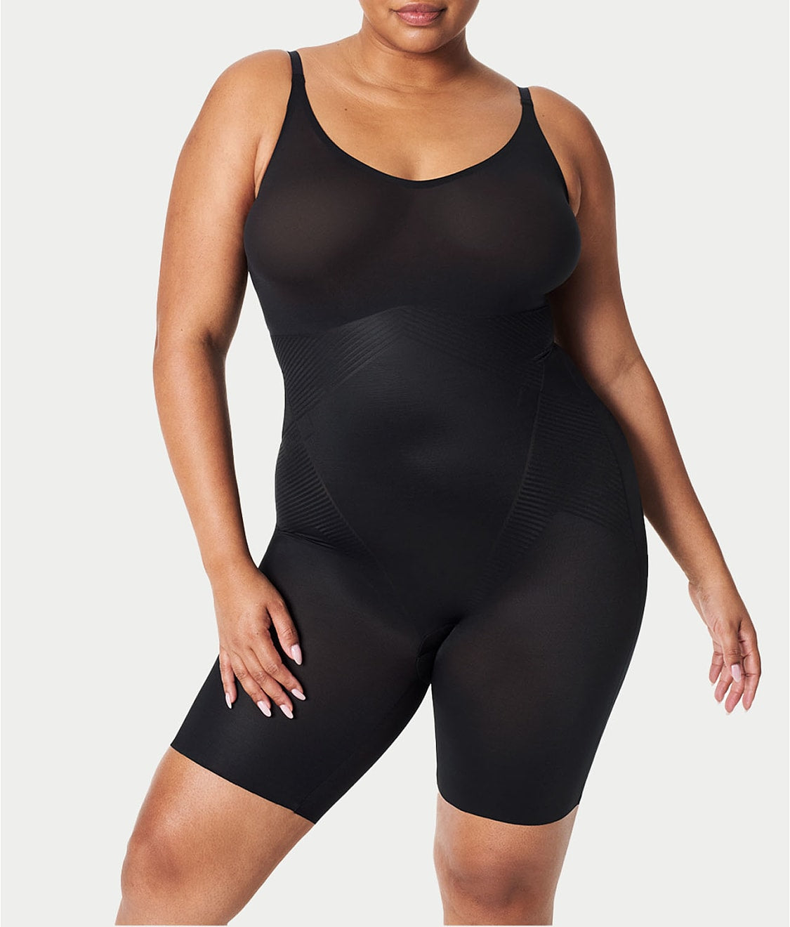 Thinstincts 2.0 Closed Bust Mid-Thigh Bodysuit