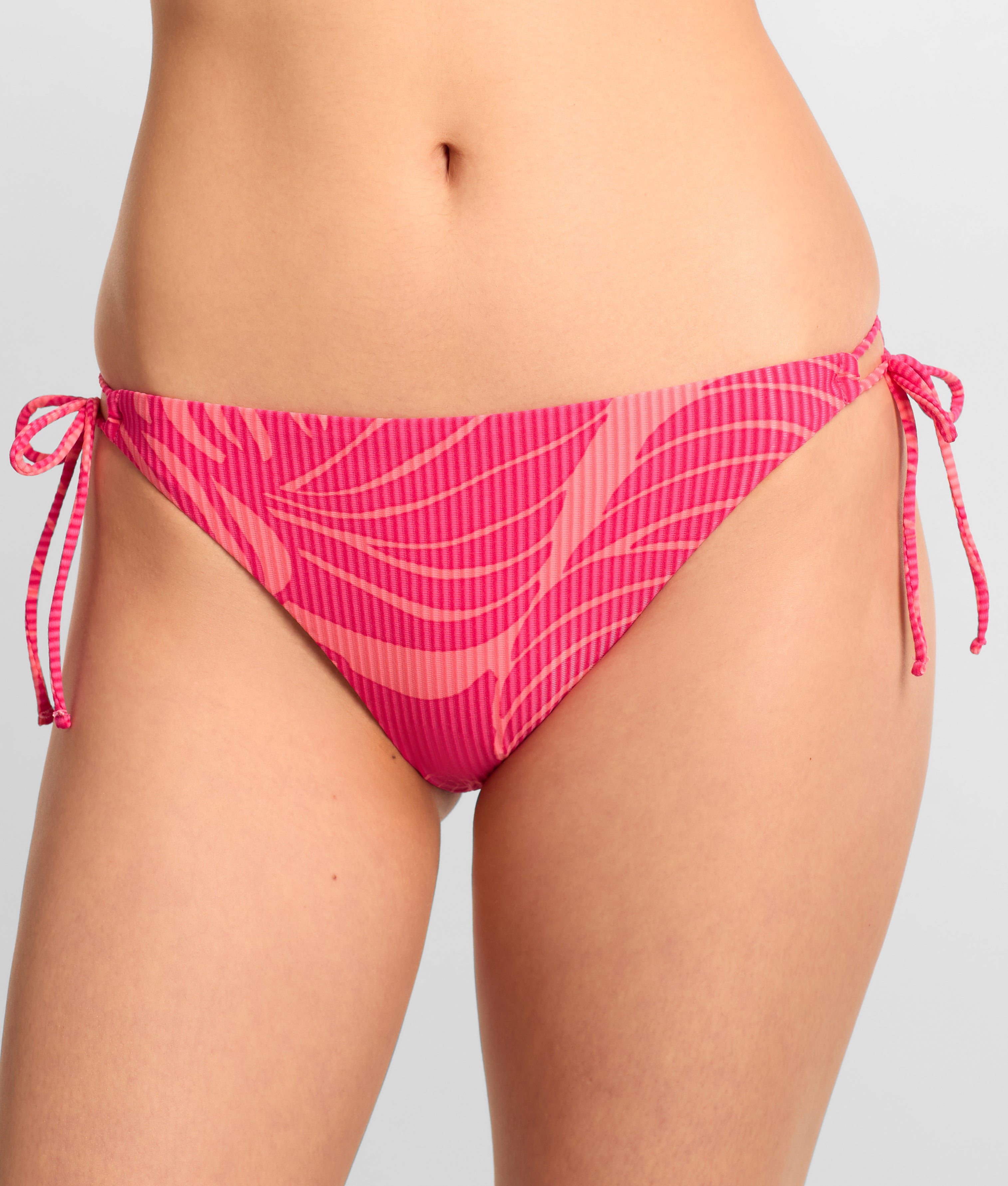 Printed Everlee Side Tie Bikini Bottom thumbnail 3