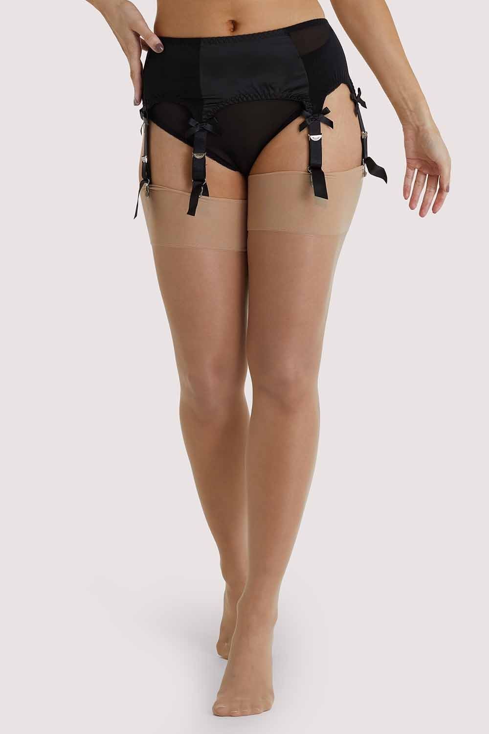 Light Nude Seamed Stockings thumbnail 2