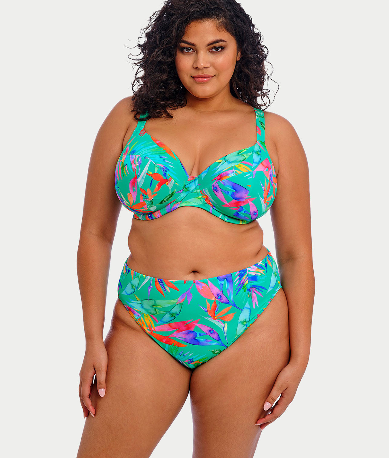 Plus Size Toyama Tides Plunge Bikini Top