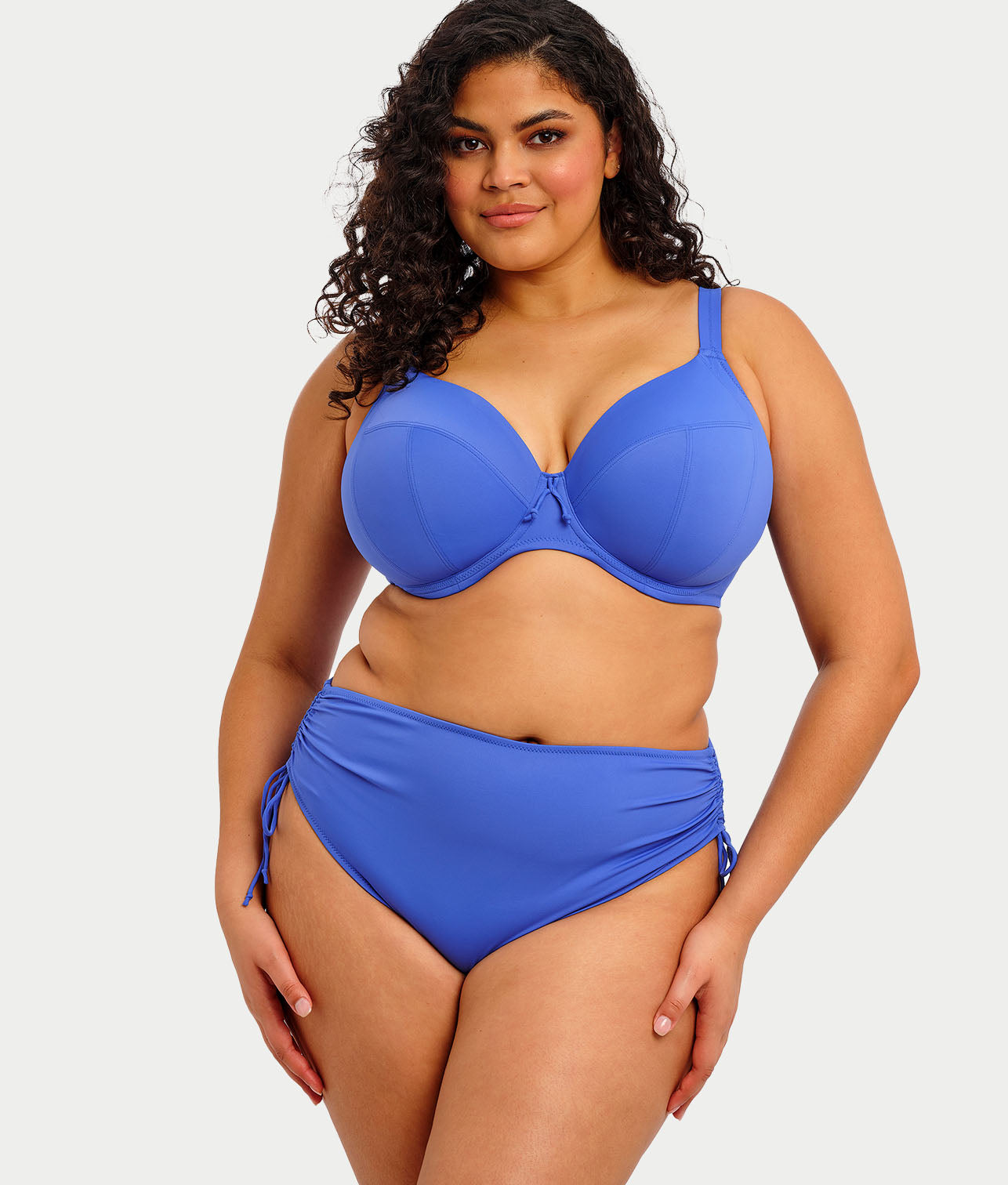 Plus Size Plain Sailing Plunge Bikini Top
