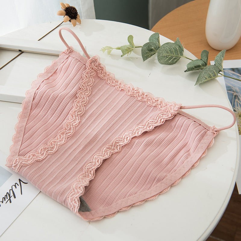 Korean Version Women's Cotton Crochet Lace Panties thumbnail 2