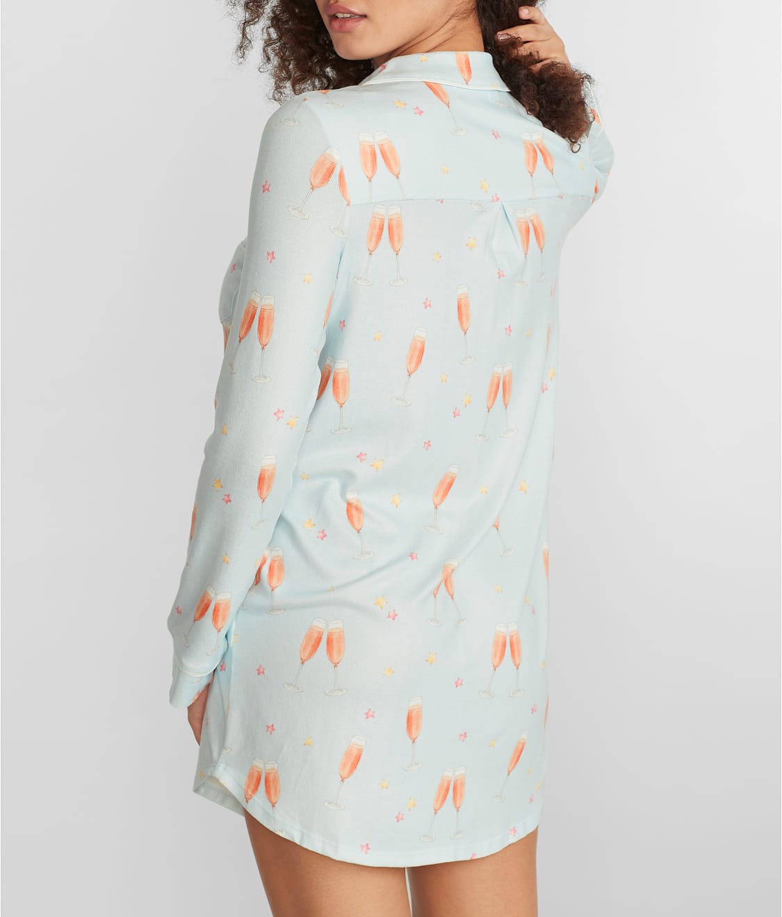 You Had Me At Rosé Knit Sleep Shirt thumbnail 3
