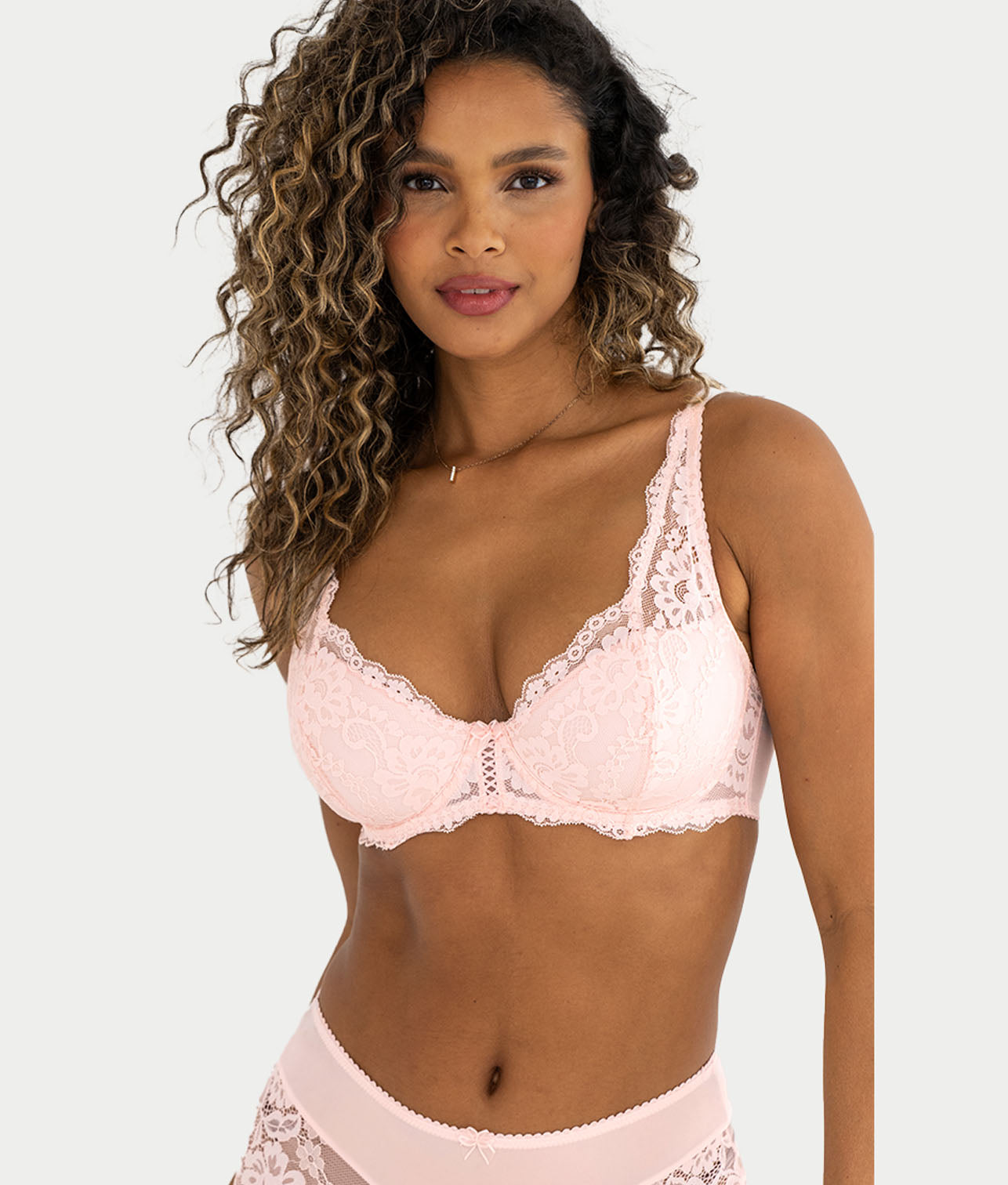 Fleur Lightly Padded High Apex Bra