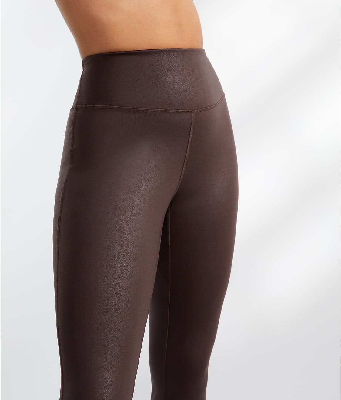 The Faux Leather High-Waist Leggings thumbnail 3