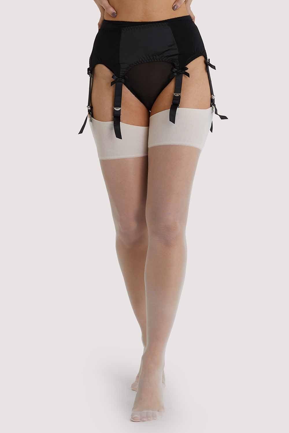 Creme De Peche Seamed Stockings thumbnail 2