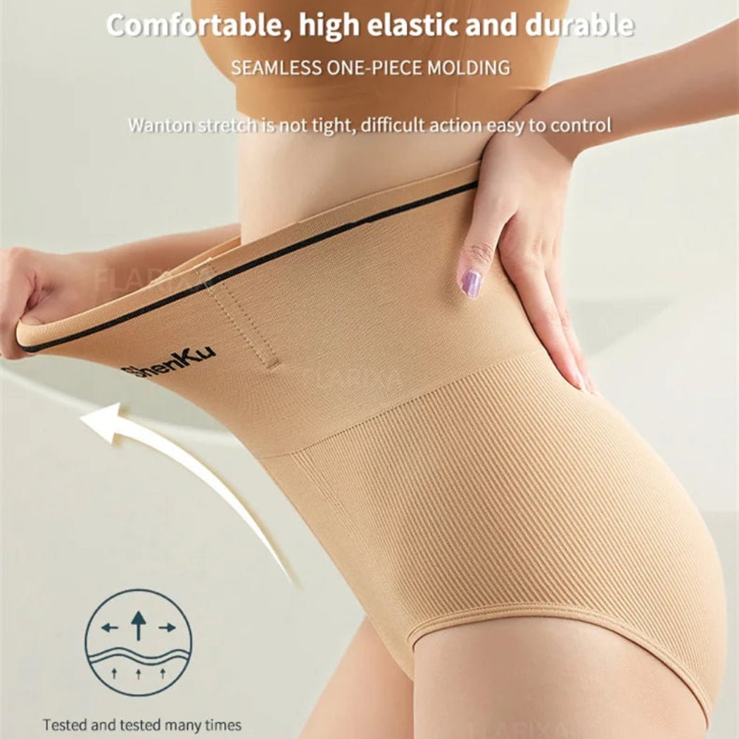 High-waisted, Belly and Hip Lifting, Women's Body shaping,  Slimming Panties thumbnail 3
