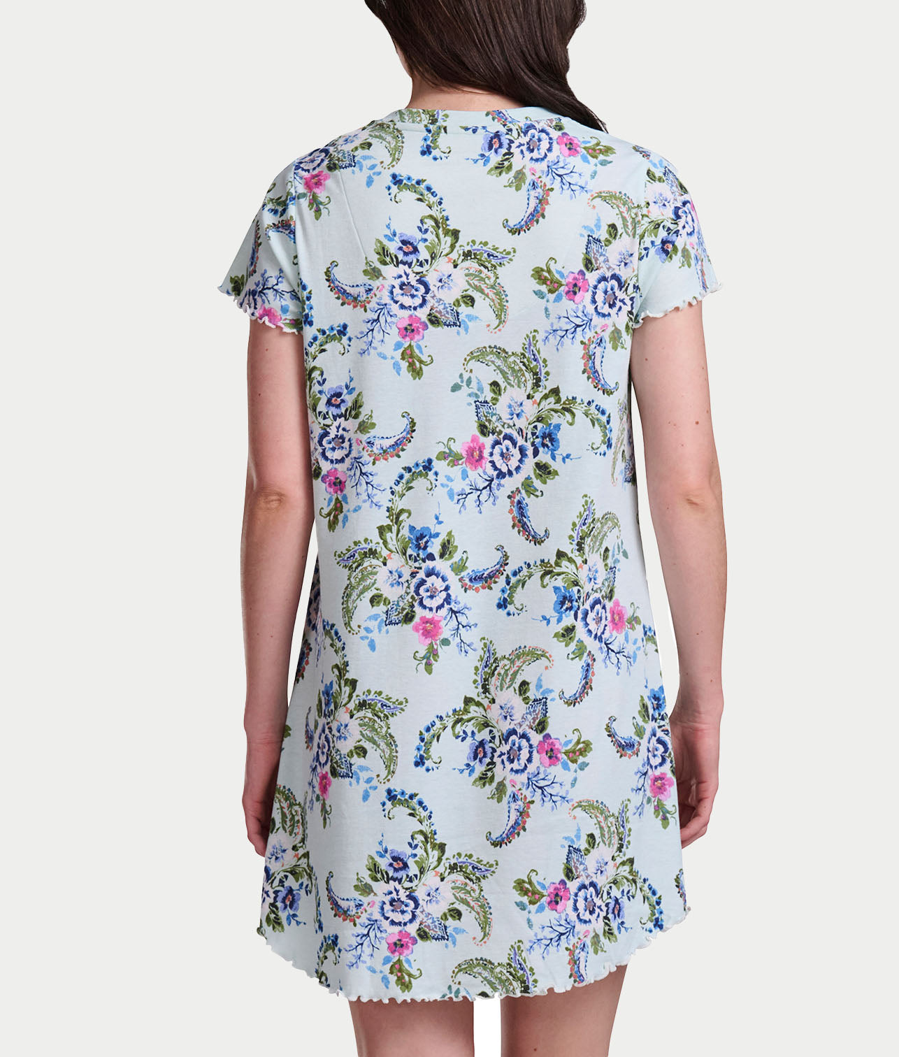 Short Sleeve Knit Sleep Shirt thumbnail 2