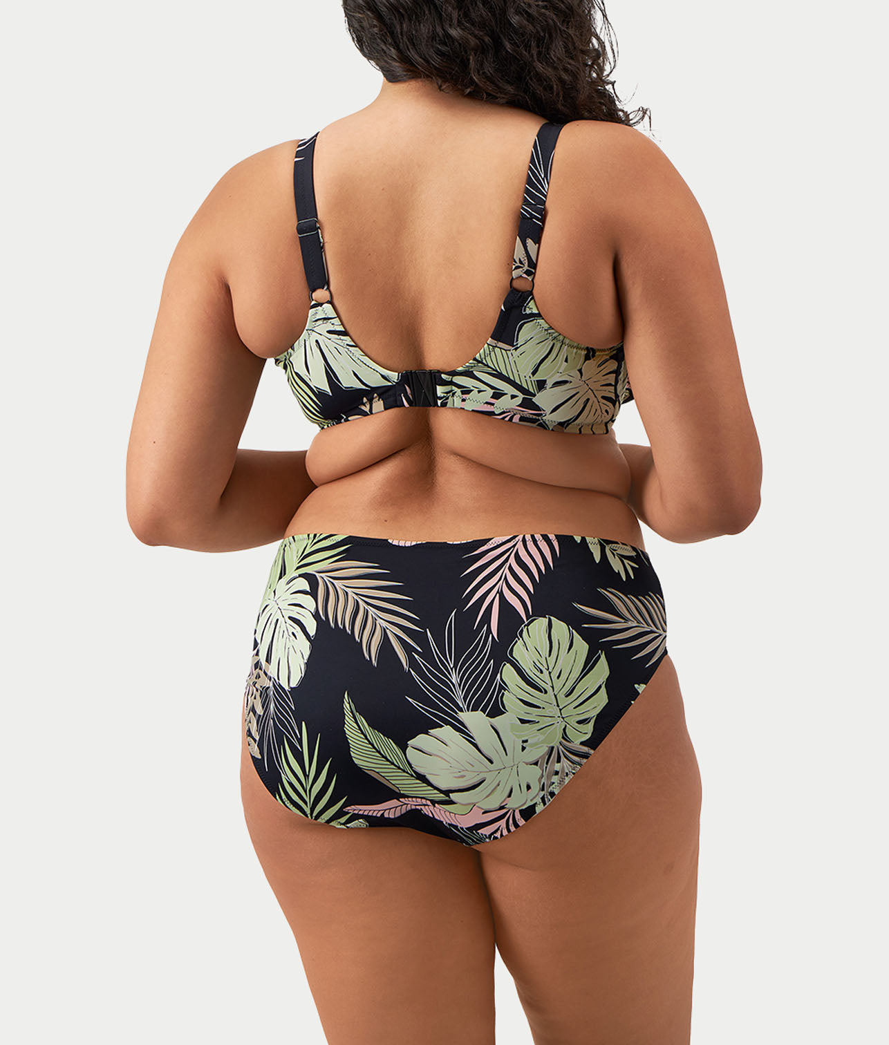 Plus Size Tropical Retreat Mid-Rise Bikini Bottom thumbnail 2