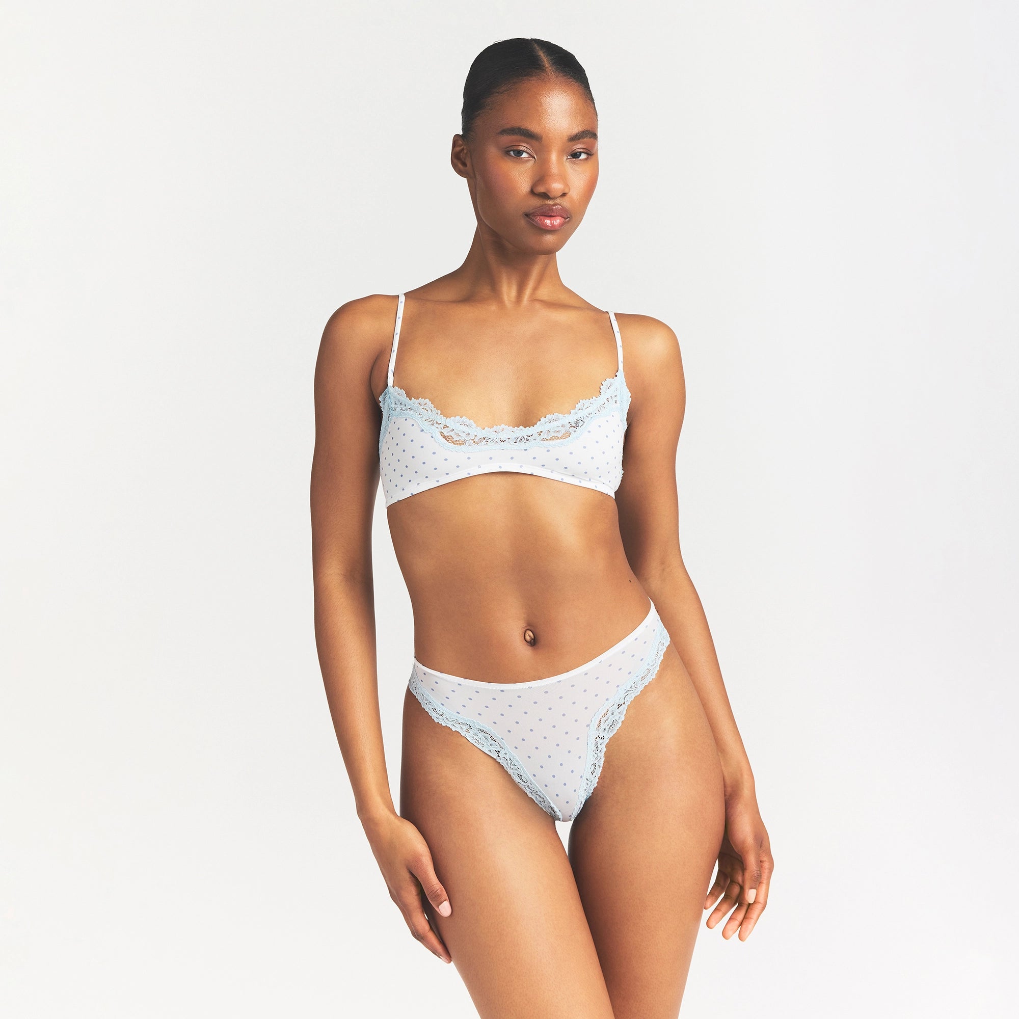 FITS EVERYBODY LACE CHEEKY TANGA 5-PACK | PIN DOT MULTI thumbnail 2