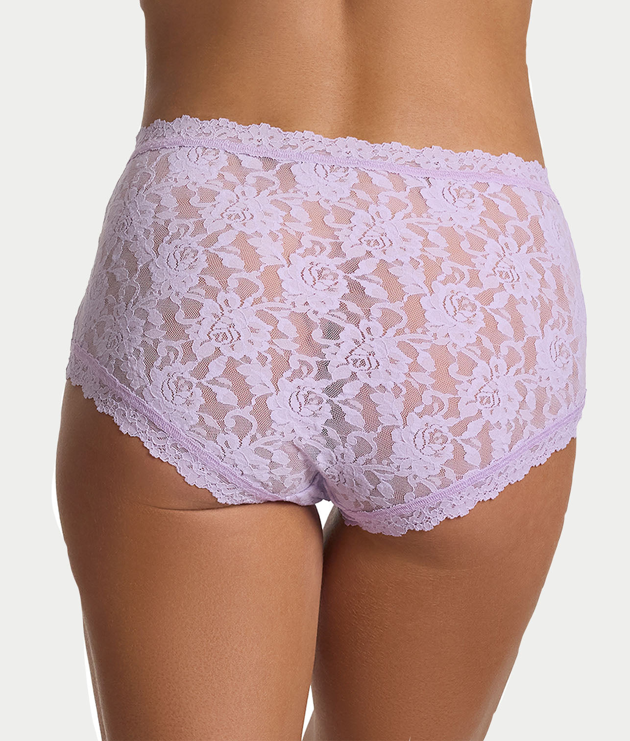 Signature Lace High-Waist Boyshort thumbnail 2