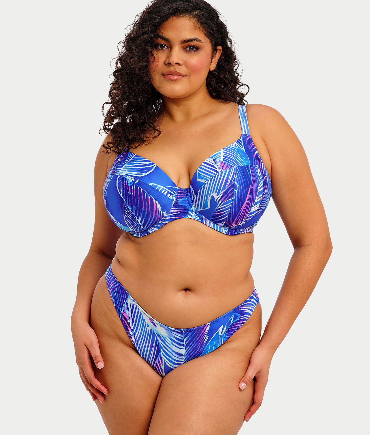 Plus Size Maluku Island Plunge Bikini Top