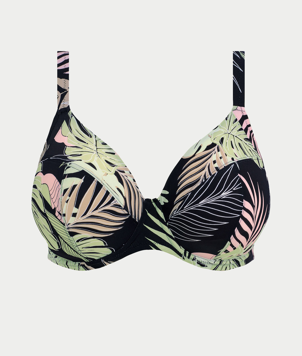 Plus Size Tropical Retreat Plunge Bikini Top thumbnail 3