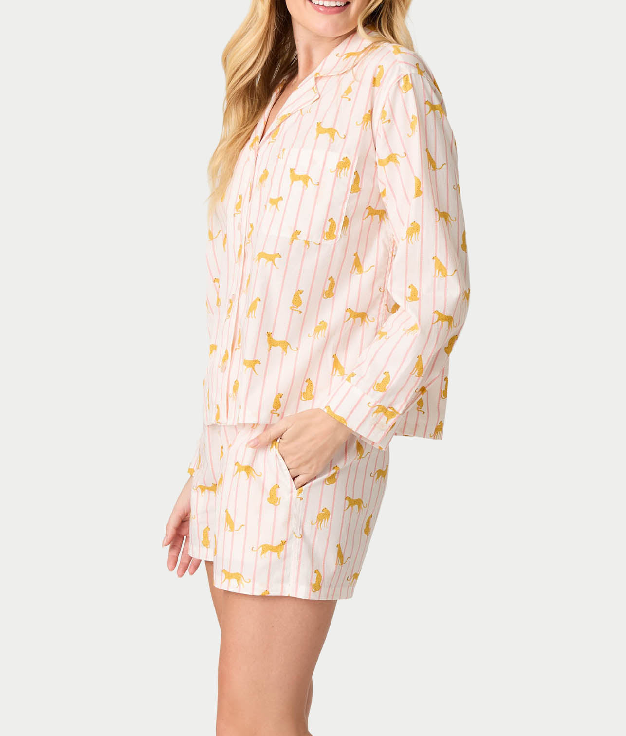 Afterparty Poplin Woven Pajama Set thumbnail 3