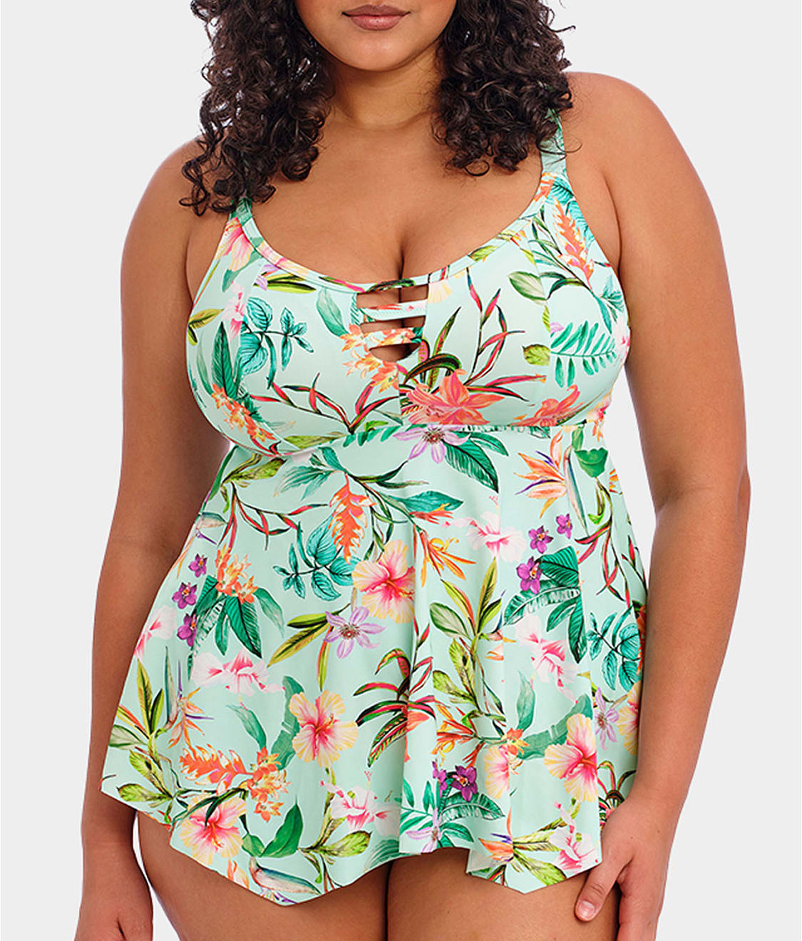 Plus Size Sunshine Cove Tankini Top thumbnail 3