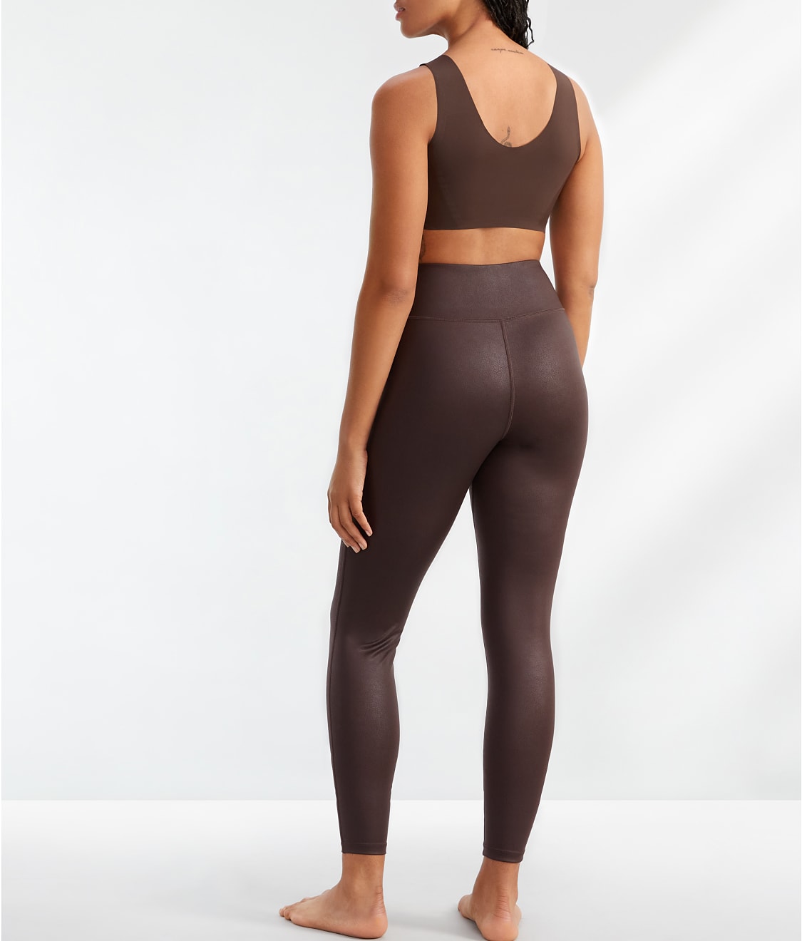The Faux Leather High-Waist Leggings thumbnail 2