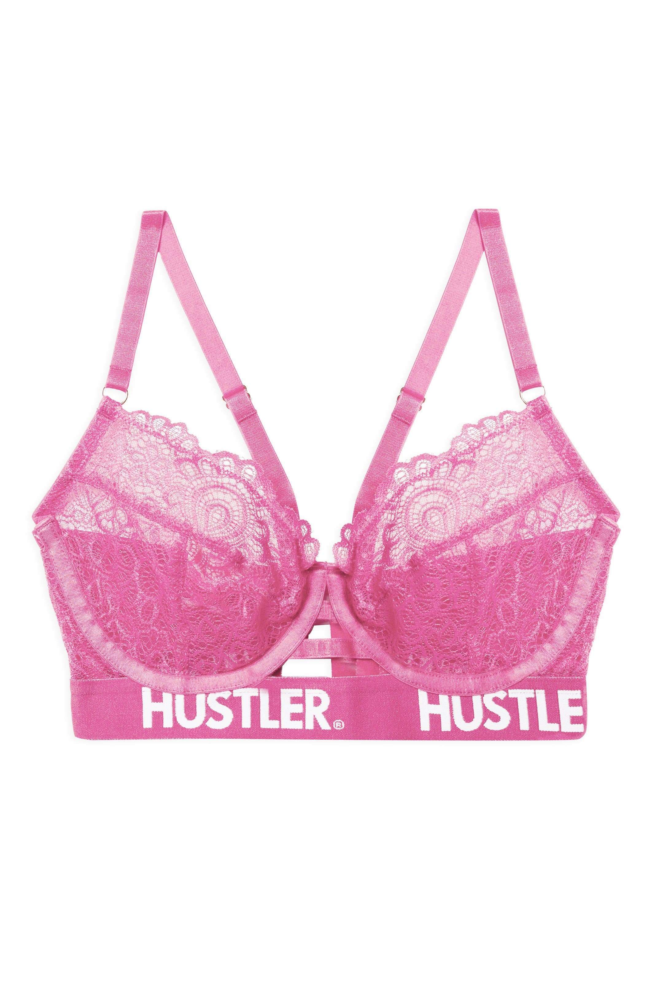 Branded Pink Lace Bra thumbnail 3