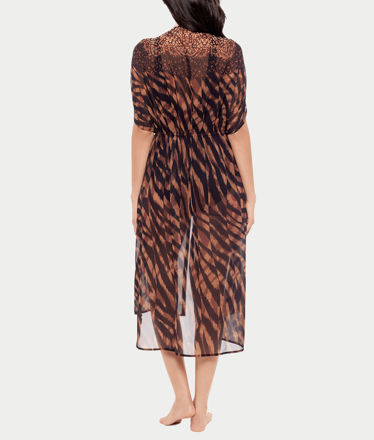 Raya De Safari Beaded Kimono Cover-Up thumbnail 2