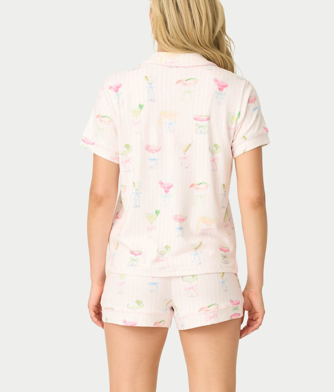 Pretty Punch Cocktail 3-Piece Knit Pajama Set thumbnail 2
