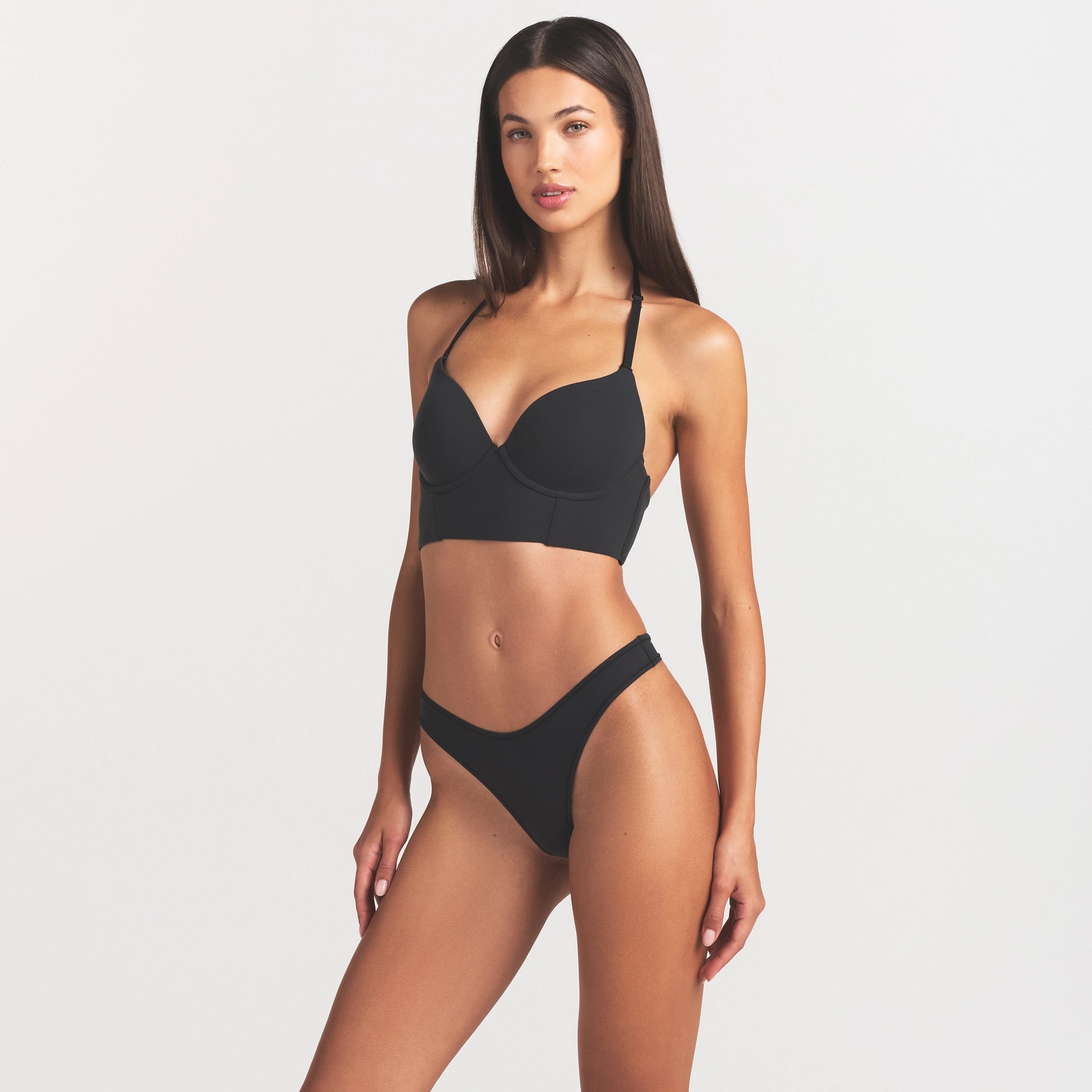 FITS EVERYBODY LOW BACK LONGLINE BRA | ONYX thumbnail 3