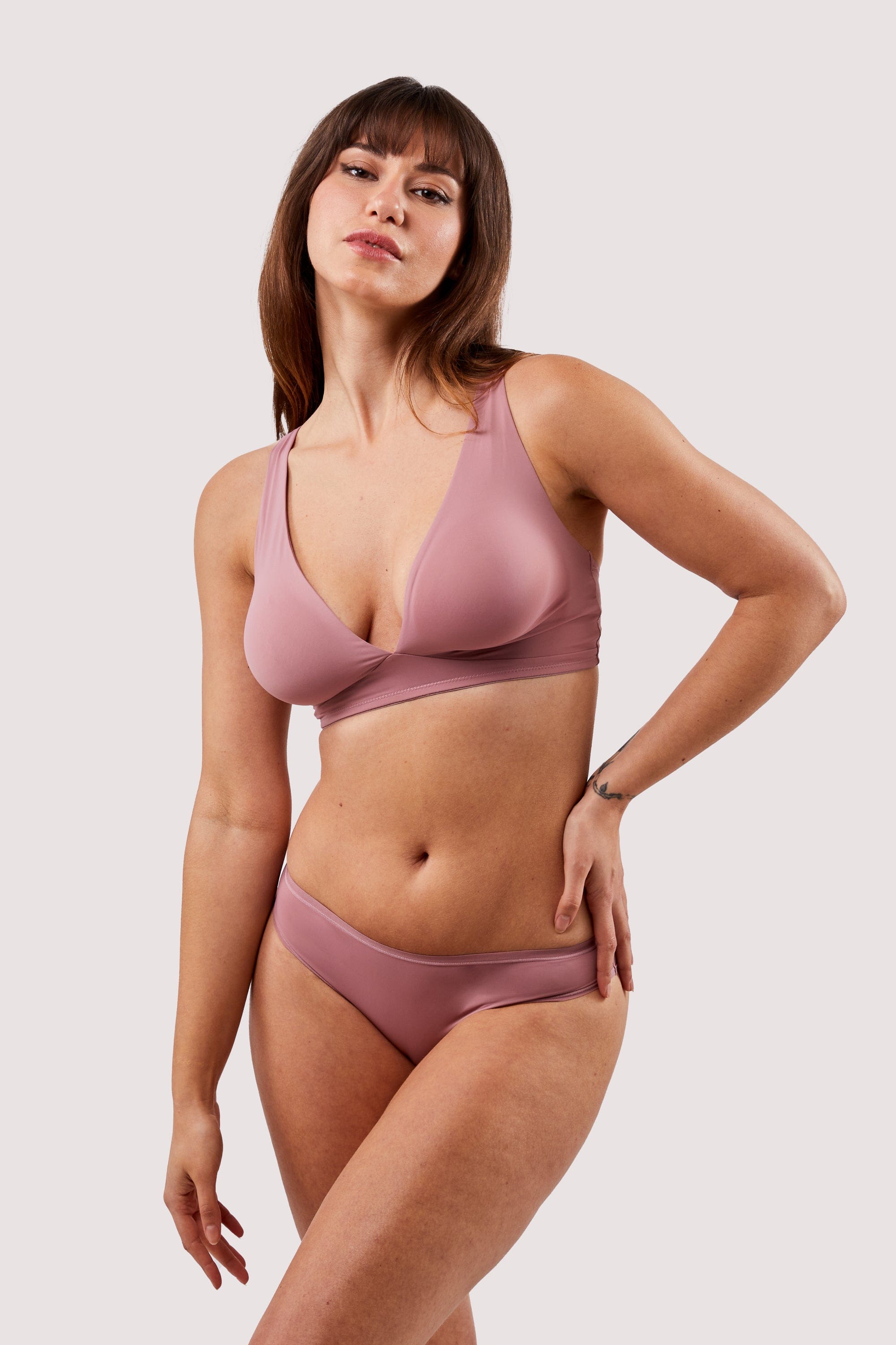 Second Skin Rose Recycled Triangle Bra thumbnail 3