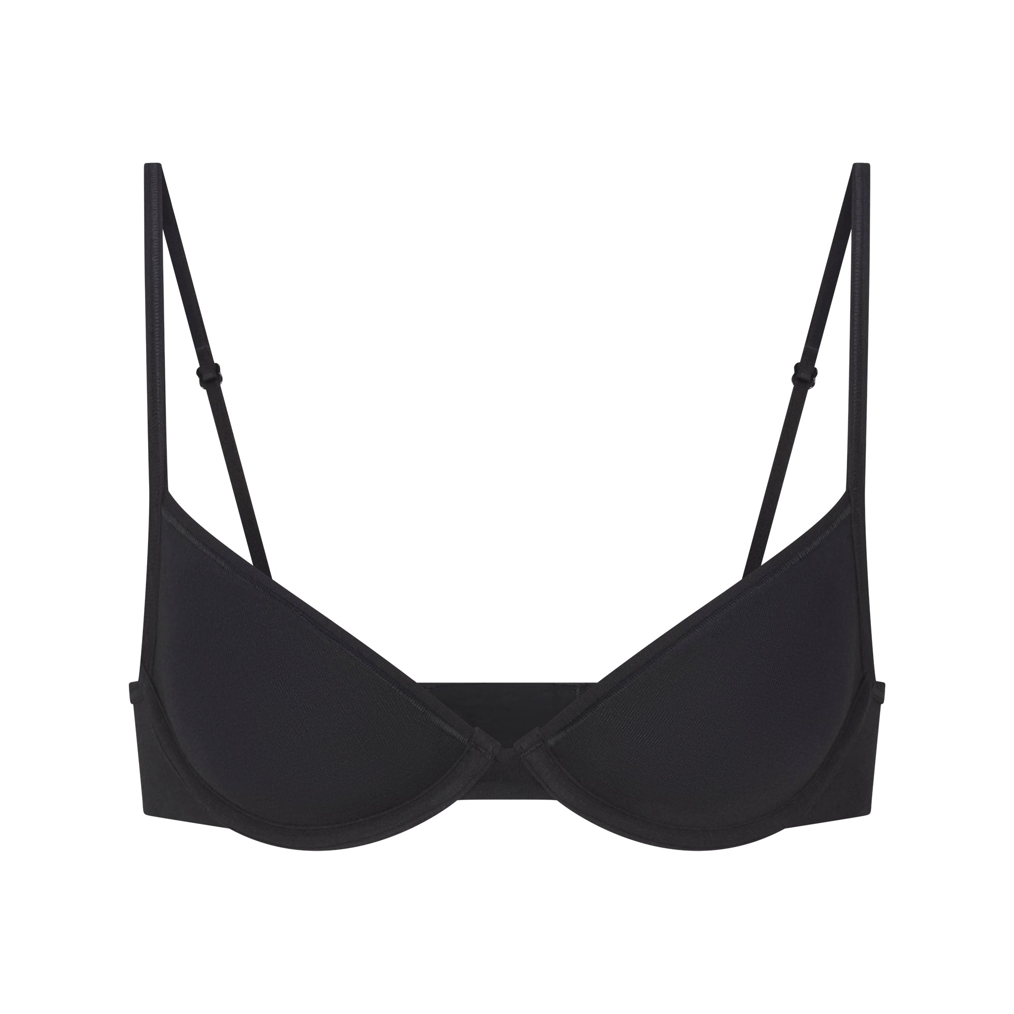EVERYDAY COTTON UNLINED DEMI BRA | ONYX