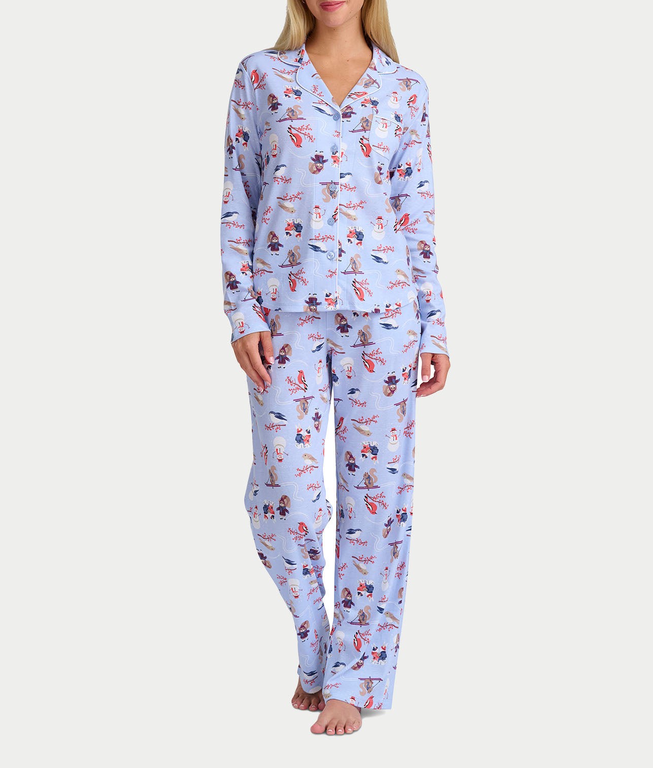 Girlfriend Knit Long Sleeve Pajama Set