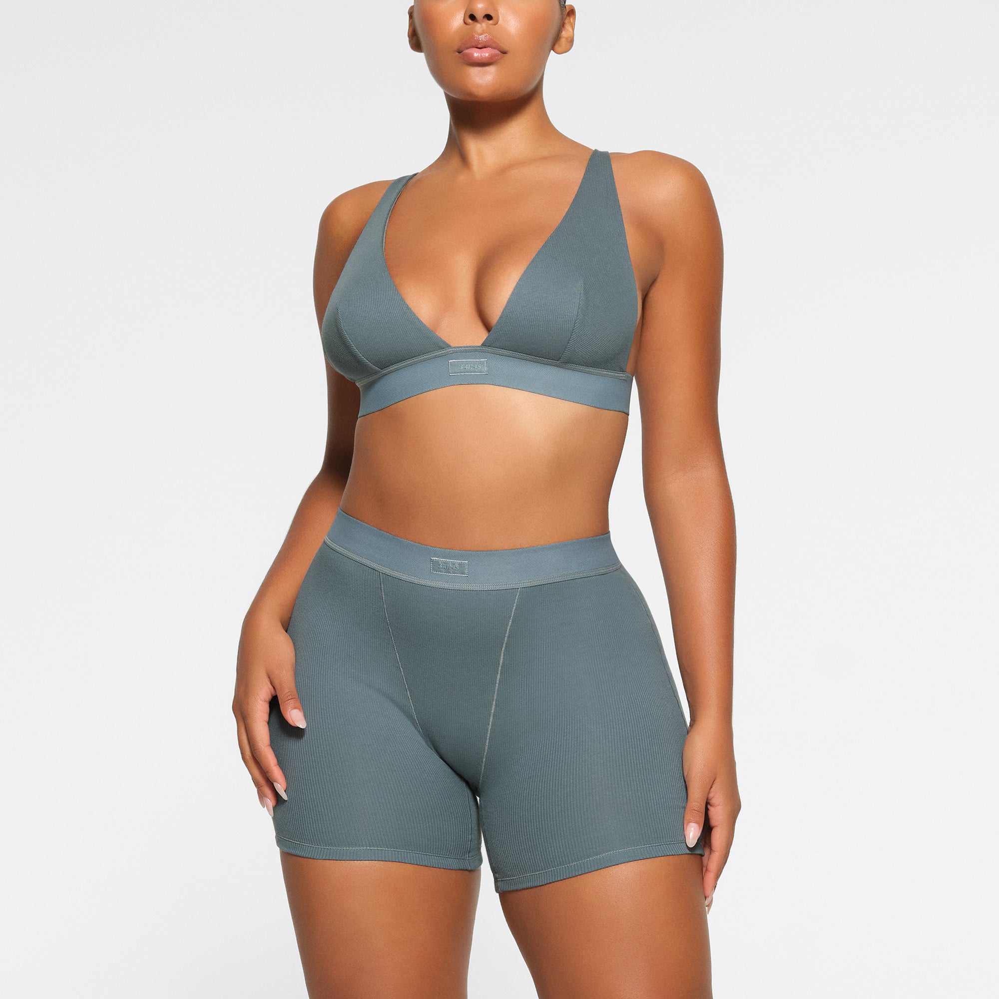 COTTON RIB BOXER | KYANITE thumbnail 2