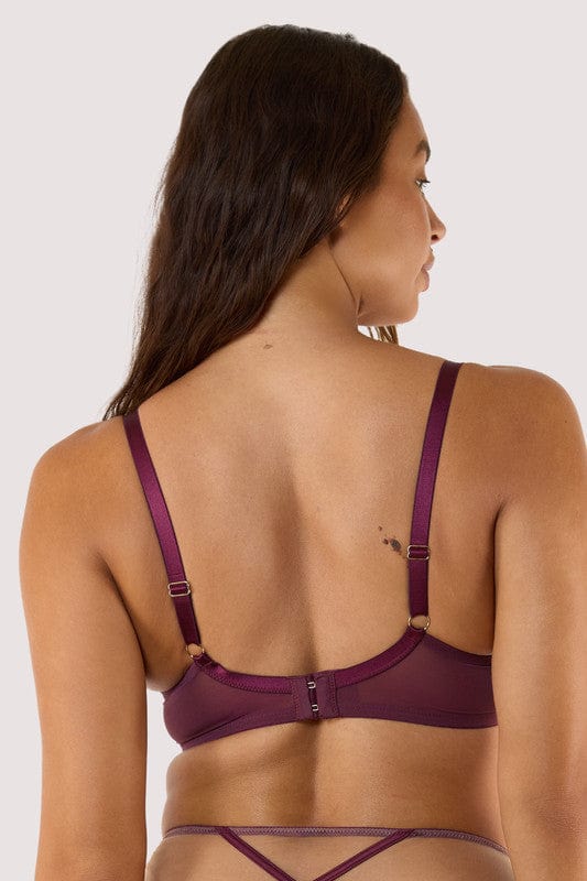Ramona Wine Plunge Bra thumbnail 3