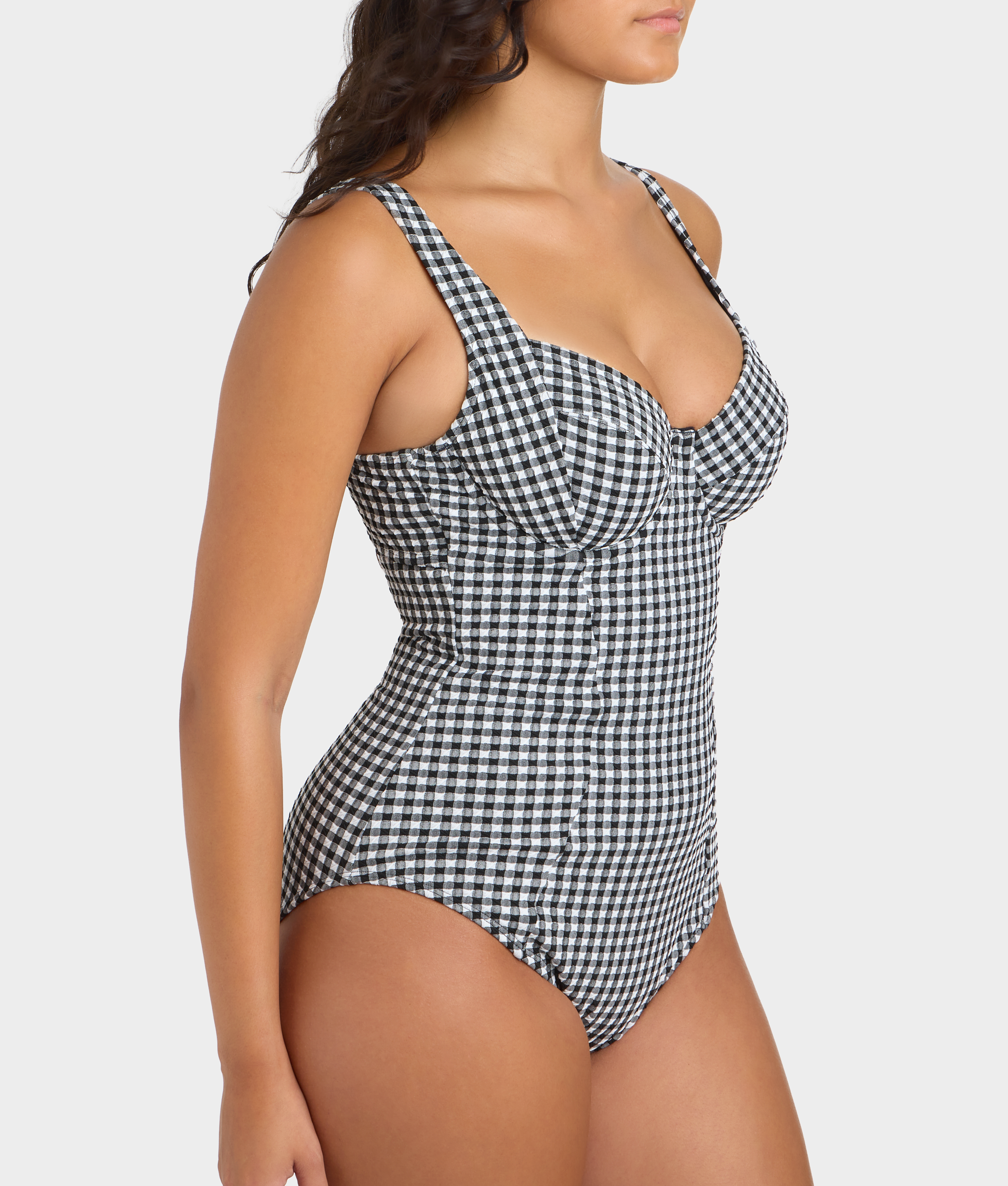 Gingham Paloma Underwire Balcony One-Piece thumbnail 3