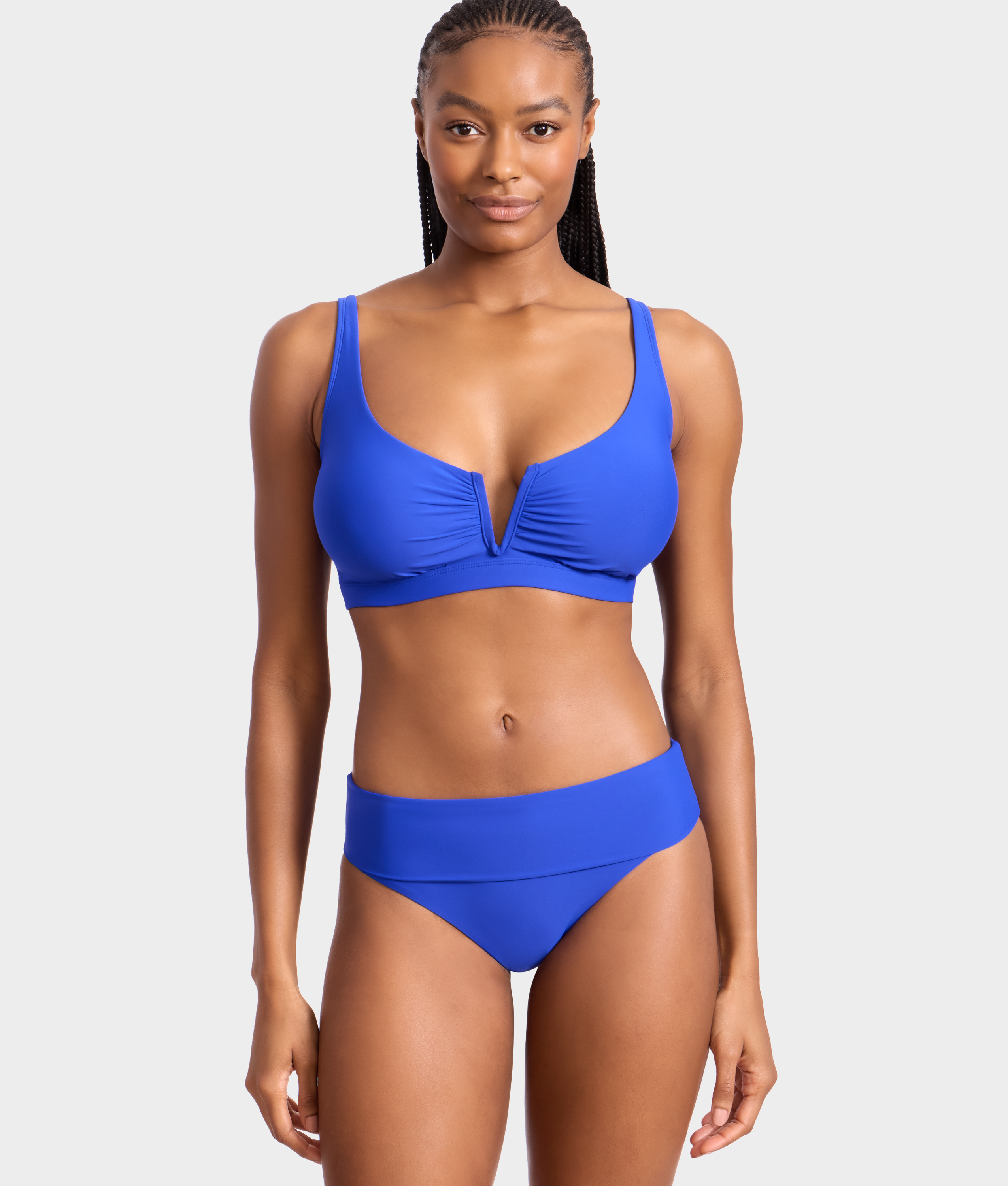 V Front Bralette Underwire Bikini Top