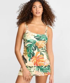 Printed Taylor Underwire Tankini Top