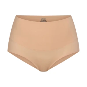 SMOOTHING INTIMATES HIGH-WAISTED BRIEF | CLAY