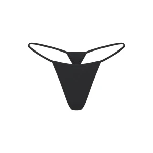 EVERYDAY COTTON STRING THONG | ONYX