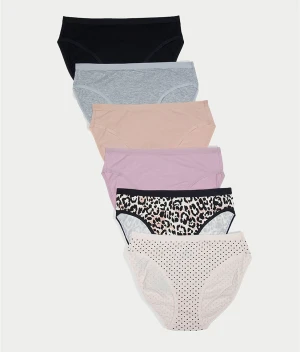 Cotton High-Leg Brief 6-Pack