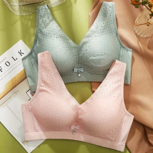 Women's Wireless Vest Centralized Upper Breast Adjustment Bra