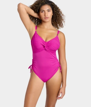 Beach Waves Twist Underwire One-Piece