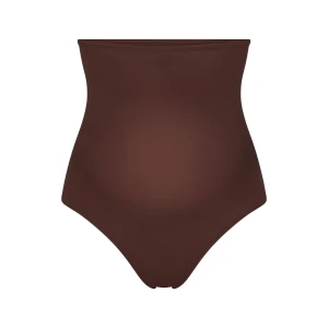 FITS EVERYBODY MATERNITY HIGH-WAISTED THONG | COCOA