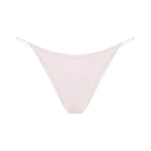 ULTRA FINE MESH STRING BIKINI | BARELY PINK