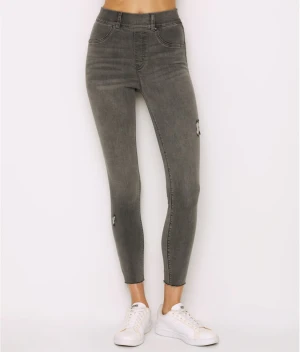 Distressed Denim Leggings