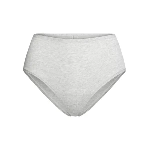 COTTON JERSEY FULL BRIEF | LIGHT HEATHER GREY