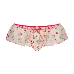 EMBROIDERED TULLE SKIRT BIKINI | PRIMROSE CHERRY TULLE