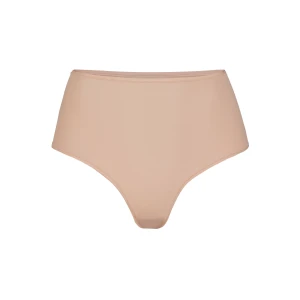FITS EVERYBODY HIGH-WAISTED THONG | CLAY